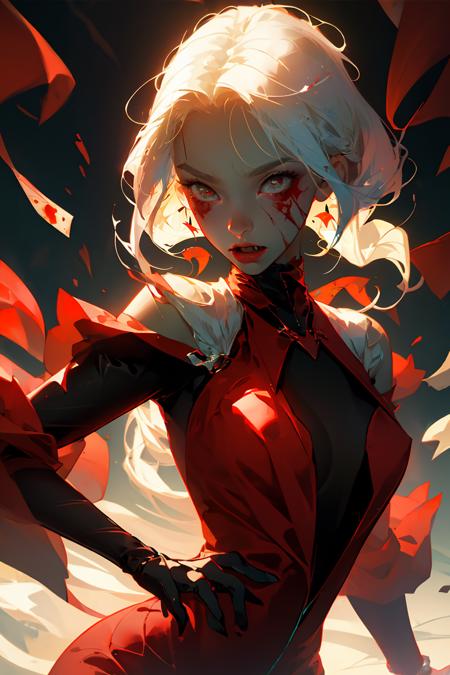 00323-3624631517-(best quality, masterpiece), 1girl, blood splatter, red light, upper body, suit, looking at viewer, vampire, fang, pose.png